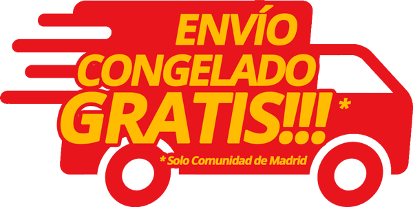 Envío congelado GRATIS para clientes EMPRESA de la Comunidad de Madrid