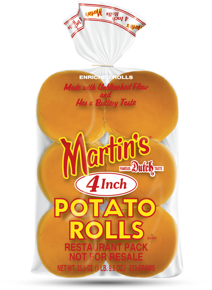 Pan de Papa Martin's para Hamburguesas de 10cm - Martin's Famous Potato Rolls and Bread