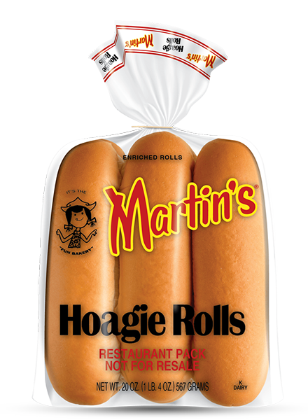 Pan de Trigo Hoagie Roll de 21 cm (36 unidades) - Envío Gratis - Martin's Famous Potato Rolls and Bread